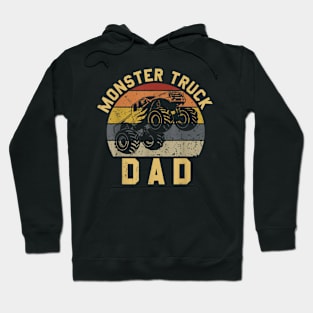 Monster Truck Dad Cool Monster Trucks For Men Hoodie